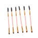6pcs Eyebrow Brush Mascara Brush Eye Brow Brush Eyelashes Brushes Eyelash Grooming Tool Portable Lash Curler Make up Kit Lash Curling Makeup Set Wooden Handle Cosmetic Pink Miss 16x1cm Pink