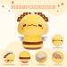 Mewaii 14'' Soft Digital Bee Mushroom Pillow Stuffed Animal Plush - Cuddly Yellow Bee Toy for Kids | 14 Inch Squishy Plushie - Buy Online on GoSupps.com