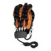 Hand Stroke Recovery Equipment Rehabilitation Trainer Robot Gloves Exercise US Plug 100-240V for Daily Use (Left Hand S)