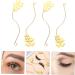 Amosfun 4pcs Eyelash Try-on Strip Gold Mascara False Eyelashes Applicator Tool Eyelash Holder Photo Frame 3d - Buy Online on GoSupps.com