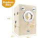 CooShou Parakeet Nest Box - Wooden Acrylic Transparent Breeding House for Lovebirds, Cockatiels, Budgies, Conures, Parrots - Buy Online on GoSupps.com