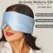 100% Mulberry Silk Eye Mask - Comfortable Blackout Sleeping Cover for Travel & Night Sleep | Soft Adjustable Eyeshade for Men & Women - Buy Online on GoSupps.com
