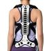 Orthosis Cervical Thoracic Halo Brace Metal Spinal Auxiliary Orthosis Adjustable Rigid Metal Extension Back Straightener Brace Vest for Kyphosis Humpback Thoracic Spinal Support Pain Relief Small
