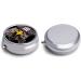 US Army Round Pill Box - American Flag & Eagle Print | 3 Compartment Portable Pill Organizer - Buy Online on GoSupps.com