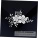 Didiseaon 1pc Comb Bridal Hairband Crystal Hair Decor Bridal Hair Clip Pearl Hair Barrettes Rhinestone Barrettes Beautiful Hairband Wedding Hair Clip Bride Decorate Manual Alloy - Buy Online on GoSupps.com