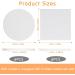 24 Pcs 4 Inch Ceramic Tiles for DIY Coasters - White Unglazed Blank Tiles with Cork Backing for Mosaics, Painting, Decoupage - Buy Online on GoSupps.com