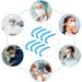 MLIU Hearing Protection Hooks - Silicone Ear Brackets & Reusable Caps for Ear Pain Relief - Soft Non-Slip Ear Hooks for Adults & Children - Blue - Buy Online on GoSupps.com