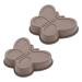 OUNONA 6 Pcs Butterfly Cake Mold Ice Cream Decor Non- Stick Mold Birthday Cake Pan Christmas Fondant Ice Cubes Chocolate Bakeware Novelty Cake Molds Soap Making Tools Household Silica Gel 17.6X14.8CMx3pcs