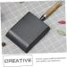 HOMSFOU 1Pc Square pan Heart Fried Pot Pancake Stove Poached Egg stovetop Griddle Pancake Cooking Pan Skillet pan for Steak Mini Pan Camping Frying pan Picnic Cookware Iron Non Stick Wok - Buy Online on GoSupps.com