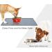 AMZNOVA Large Waterproof Dog Feeding Mat 60x40cm - Anti-Slip Silicone Pet Food Mat Grey - Buy Online on GoSupps.com