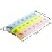 21 Compartments Pill Organizer Box - Weekly AM/PM Medicine Remainer for Pills & Vitamins | Inspirations - Buy Online on GoSupps.com