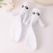 XUT Funny Magnetic Suction 3D Doll Couple Socks - Cute & Hilarious Men & Women's Funny Couple Holding Hands Socks - Buy Online on GoSupps.com