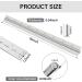 12 Inch Heavy Duty Stainless Steel Piano Hinge with Screws - Smooth Polished Folding Marine Hinge - Buy Online on GoSupps.com