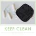 DOITOOL Sanitary Pad Pouch - Portable Menstrual Carrying Bag with Zipper | Nursing Pad Holder & Tampons Pouch | Makeup Bag - Black - Buy Online on GoSupps.com