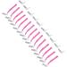 Small L-Shaped Interdental Brush - Push-Pull Oral Care & Tooth Whitening 25 Pink Cleaning Brushes - Buy Online on GoSupps.com