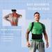 Breathable Back Brace Posture Corrector for Women and Men Back Straightener Hunchback Correction Lumbar Support Shoulder Neck Posture Support for Improve Back Posture Black L Black L - Buy Online on GoSupps.com