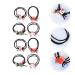 Frcolor Cartoon Elastic Hair Ties for Baby Girls - 8-Piece Christmas Loop Ponytail Holders - International Shipping Available - Buy Online on GoSupps.com