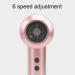 Cordless Hair Dryer Fast Drying 6 Speed Adjustment Handheld Cordless Blow Dryer for Home (US Plug) US Plug Rose Gold - Buy Online on GoSupps.com