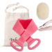 Ithyes silicone-bath base brush soft double-sided peeling long body back scrubber easy to clean foam good environmentally friendly comfortable massage for shower peeling-luffa-pad (pink)
