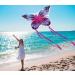 Colorful Butterfly Kite for Kids & Adults - Easy to Fly with Long Tail | Includes String and Bag - Buy Online on GoSupps.com