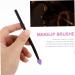 Healeved 5pcs Silicone Eyeshadow Brush Cream Eyeshadow Plastic Handle Simple Applicator Brush Purple - Buy Online on GoSupps.com