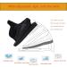 Unisex Open Toe Diabetic Shoes | Adjustable Arthritis Edema Slippers | Medical Cast Shoes for Plantar Fasciitis Bunions & Swollen Feet - Black 7.5 - Buy Online on GoSupps.com