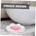 OUNONA Small Ceramic Dish container sink soap holder soap holder jewelry plate soap dish ceramic love sink light luxury ceramics Self Draining Soap Holder For Bath soap dish the clouds - Buy Online on GoSupps.com