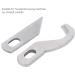 2Pcs Upper Lower Knife Overlock Blade for 14N654 Serger - Replacement Set - Buy Online on GoSupps.com