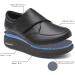 Adjustable Unisex Diabetes Shoes for Diabetic Edema, Plantar Fasciitis, and Swollen Feet - Black, Size 12 - Buy Online on GoSupps.com