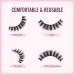 Glowingwin Russian Volume D Curl Hybrid Strip Lashes - 10 Pairs Pack | 3D Curly Faux Mink False Eyelashes | Natural, Fluffy, and Long-Lasting Russian Lashes - Buy Online on GoSupps.com