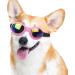 Luckxing Glasses for Dogs | Cat & Dog Barrel Glasses for Medium Dogs | Windproof Soft Eye Protection - Pink - Buy Online on GoSupps.com