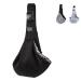 Dog carrier bag puppy dog carrier bag up to 6.8kg sling dog adjustable for dogs and cats walks and activities outdoors (black)