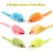 MeoHui Fur Mice Cat Toys 12PCS - Rattling Catnip Cat Toys for Interactive Play | Realistic Size with Rattle Sound | Catnip Filled Mouse Toy for Indoor Cats and Kittens - Buy Online on GoSupps.com