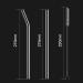HeykirHome 10-Pack Disposable Glass Straw Size 8.5''x10 MM Including 5 Straight and 5 Bent with 2 Cleaning Brush- Perfect For Smoothies  Tea  Juice 10Pack+2Brushes - Buy Online on GoSupps.com