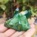 Crystal 100g Natural Green Angel Halo Quartz Crystal Cluster Titanium Coated Quartz Cluster electroplated Stone Suitable for Home Office Decoration HOMEZHOU - Buy Online on GoSupps.com