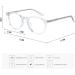 ZENOTTIC Vintage Round Glasses Frame - Retro Clear Lens Nerd Glasses for Women & Men | C4 Transparent - Buy Online on GoSupps.com