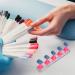 PROUSKY 2 Set Nail Display Stand Fingernail DIY Nail Art Display Nail Tip Practice Holder Magnetic for False Nail Tip Manicure Tool Home and Art Salon Use Magnetic Nail Practice Base (Rose Red) - Buy Online on GoSupps.com