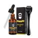 Beard Growth Kit-Beard Kit for Men/Beard Growth Oil 0.5mm Beard Roller Stimulate Beard and Hair Growth Beard Kit for Spot/Patchy Beard Birthday & Valentine's Gifts for Men Boyfriend Husband