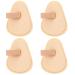 Keenso 4 Pcs EVA Cotton Cloth Toe Straightener TProtector Bunion Splint Corrector for Crooked Hammer Overlapping Claw Toes 2 holes