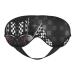 Checkered Flag Racing Eye mask Soft Elastic and Adjustable Nighttime Comfort Sleeping mask Suitable for Both Men and Women Black