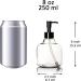 Youngever 6 Pack Clear Refillable Plastic Pump Bottles (8oz) with Travel Lock - Ideal for Home & Travel | International Shipping - Buy Online on GoSupps.com