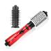 Hot Air Brush Styler and Dryer Rotating Hair Dryer Brush for Salon at Home 2-in-1 Electric Rotating Hair Curlyer Comb for Stylish Vibrant Curly Hair (Red)