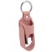 2pcs PU Leather Asthma Inhaler Holder Portable Asthma Inhaler Holder Case with Clip for Home Work or Travel (Pink)