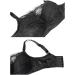 Women's Post-Operation Mastectomy Silicone Breast Shape Bag & Lace Wireless Bralette - Size 38/85C - Black - Buy Online on GoSupps.com