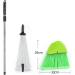 XHTLLO Retractable Leaf Rake Broom Set Stainless Steel Garden Hand Tool for Lawn Removal Adjustable Yard Cleaning Kit for Fallen Leaves - Buy Online on GoSupps.com