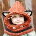 Azornic Winter Hat Scarf Hood for Kids - M Orange (2-8 Years) - Buy Online on GoSupps.com