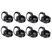 BESTYASH Bo te de Rangement pour Fards Paupi res Mono 26mm en Plastique L ger Noir Organisateur Cosm tique Compact pour Voyage et Maison Lot de 8 Pi ces