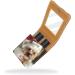 Leather Lipstick Case & Organizer with Mirror | Mini Portable Lip Gloss Holder | Christmas Shihtzu Dog Design - Buy Online on GoSupps.com