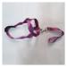 Universal Selected Harness Adjustable Muzzle Dog Halter Leader Belt Dog Collar Head Collar No Pull Bite Straps Training Leash Leader (Color : Purple Size : XL)