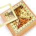 Ghasitaram Gifts Diwali Gifts Diwali Dryfruit - Copper Gold Minakari Window Box B-50